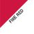 Fire Red - Ildrød