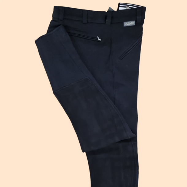 Catago Aachen Ridebukser  polyester/bomuld herre fullkunstskind 98 sort