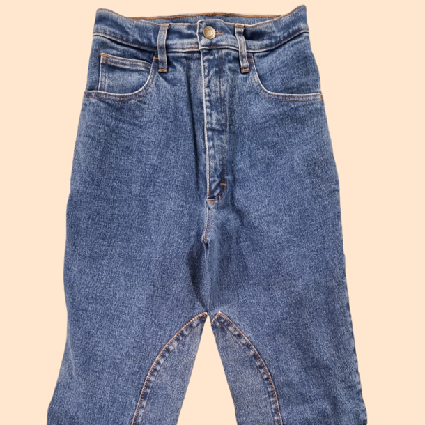 Sarm Hippique Ridebukser jeans dame med stofforstrkning ved kn 40